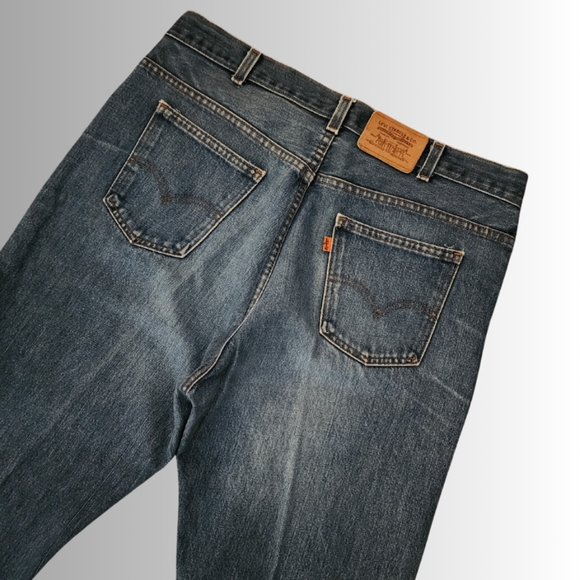 Vintage x “made in Canada” 70s Levi’s Orange Tab No Watch Pocket Blue Jean - Picture 4 of 12